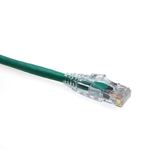 Leviton Patch Cord Cat 5E 20 pies Verde miniatura 1