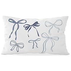 Blue Coquette Ribbon Bow