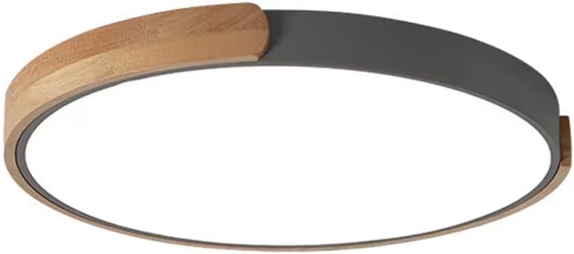 Plafonnier LED anti-fatigue oculaire panneau lumineux rond 36W lumière tricolore télécommandée