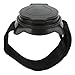 Alomejor Cycling Wrist Mirror, Mirror with Nylon Wrist Arm Strap Convex Black 5cm Diameter Rearview Mirror for Motorcycles