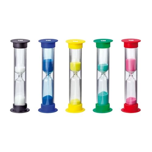 Elnwnnkc Reloj de arena colorido con temporizador preciso para el hogar, herramienta para la gestión del tiempo en cualquier lugar, reloj infantil