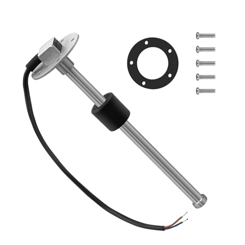 Xenloce Fuel Sending Unit 240-33 ohms 8(200mm) Stainless Steel Gas Tank Sensor for Boat Truck RV Car Universal Fuel Level Sender Marine-Grade Corrosion Resistant Water Level Sending Unit