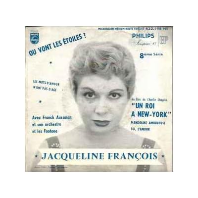 Jacqueline Fran&ccedil;ois Avec Franck Aussman Et Son Orchestre Et Les Fontana &lrm;&ndash; 8&egrave;me S&eacute;rie - O&ugrave; Vont Les &Eacute;toiles ? Label: Philips &lrm;&ndash; 432.198 NE Format: Vinyl, 7", 45 RPM, EP,
