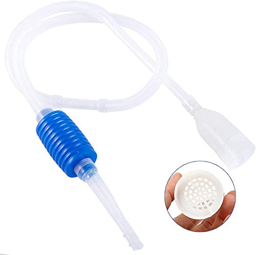 Aquarium/Fish Tank Siphon and Gravel Cleaner - A Hand Syphon Pump to Drain and Replace Your Water in Minutes