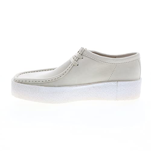 Clarks Wallabee Cup White Nubuck 9.5 D (M) - 5