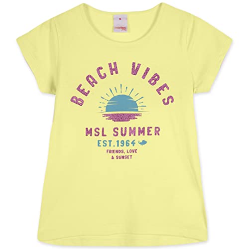 Conjunto Praia em Casa, Marisol Play, Meninas, Amarelo, 12