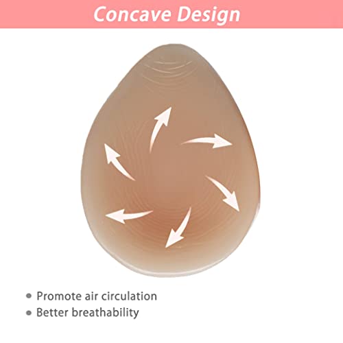 Image of Silicone Breast Cancer Prosthesis Teardrop Bra Pad