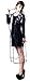City Block Bearcat Transparent with Colorful Edge Fashion Raincoat (Black),Black,M, Free Size