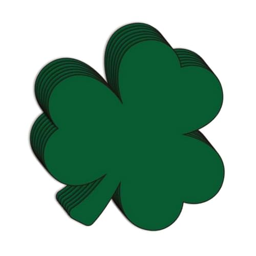 シャムロックスカードパトリックの日飾りグリーンカラーパトリックの装飾のためのシャムロックスグリーンクローバーパトリックのための装飾