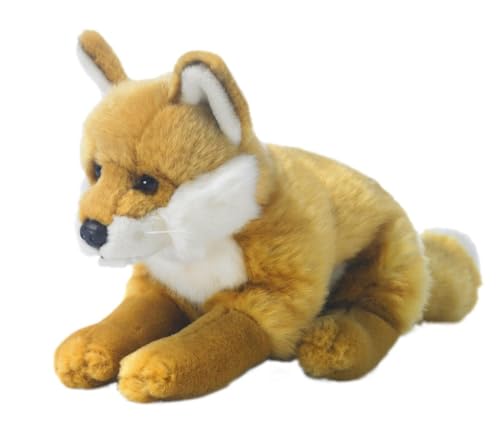 Peluche renard roux WWF doudou réaliste souple de 15 cm pour enfant