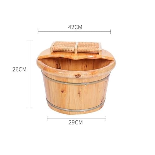 Baño de pies de madera para spa y pedicure miniatura 2