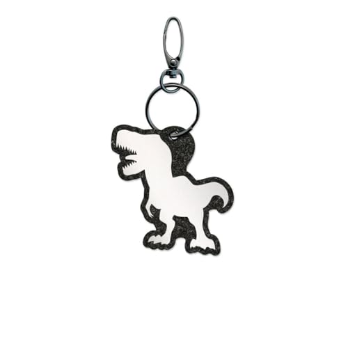Reflexy Dinosaurio Tyrannosaurus Rex - Remolque reflector de fieltro reciclado para peatones, colgante Tyrannosaurus Rex T-Rex Dino, dinosaurio Cretácico