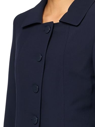 Women's Four Button Boxy Blazer & Dress, 2pc Set3