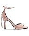 Madden Girl Women's Bambie Heeled Sandal, Blush Fabric, 7