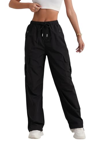 Image of LITZO Cotton Cargo Pants for Women || Womens Cargo Pant (L-51-55)