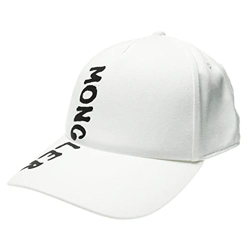 [モンクレール] レディース キャップ 3B000-08-0U082 / BASEBALL CAP ホワイト [並行輸入品]