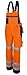 Produktbild Qualitex Warnschutz-Latzhose Arbeits-Hose PRO MG 245 - orange/Marine - Größe: 56