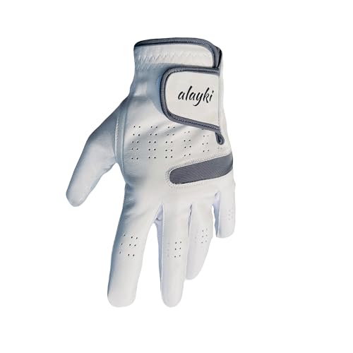 Premium Golf Glove for Left Hand - 100% Natural Sheep Leather - Superior Grip & Comfort...
