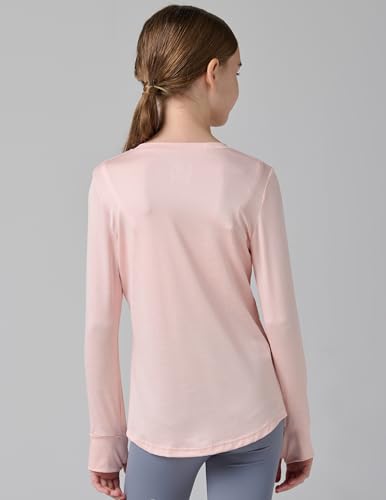 Image of Liberty Pro 3 Pack Youth Girls Active Long Sleeve Shirts | Dry Fit, Performance, Thumbholes, Athletic Tees for Kids and Teens