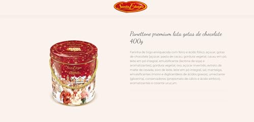 Panettone Chocolate Santa Edwiges Lata 400g