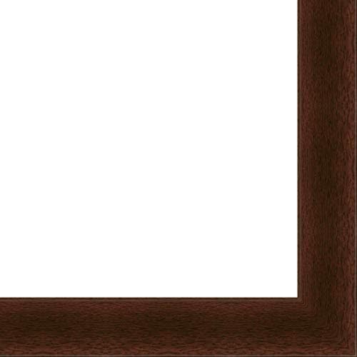 CountryArtHouse Picture Frame Moulding (Wood) 18ft bundle - Traditional Mahogany Finish - 1.75" width - 9/16" rabbet depth