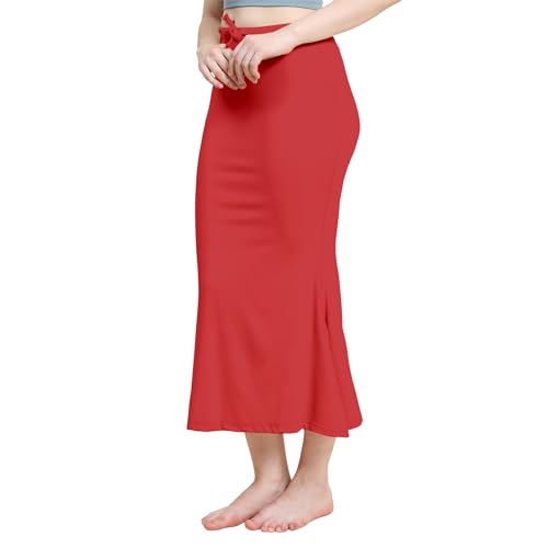 Image of Amazon Brand - Anarva Women Cotton Blended Saree Shapewear Regular Petticoat Skirt For Saree
