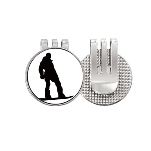 Marqueur de balle de golf magnétique émail noir anti perte