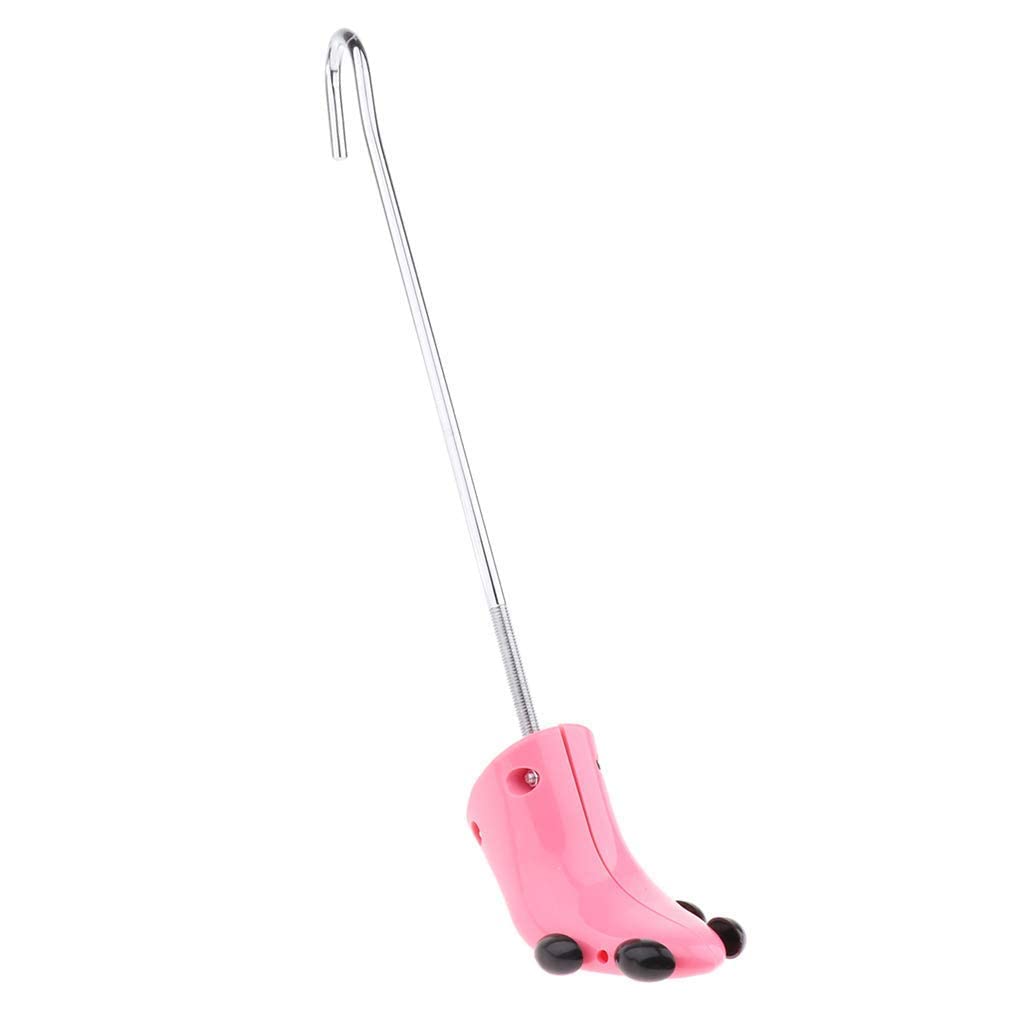 Molde de botas, camilla de zapatos de plástico, camilla de zapatos para mujer y hombre, expansor ajustable para pies anchos, rosa, como se describe (rosa talla única)