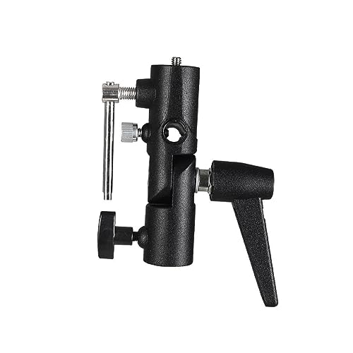 Soporte Tipo H para Flash y Paraguas VILLCASE Base Metálica para Trípode Fotografía Estudio
