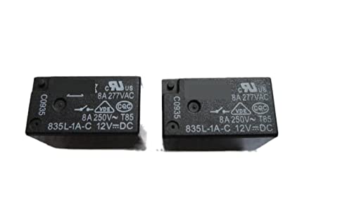Relé 835L-1A-C 12VDC con alta capacidad de aislamiento electromagnético DIP4