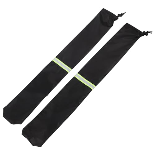 ibasenice Protector para Limpiaparabrisas de Coche Funda de Resistente Cubierta para Escobillas Protección contra Lluvia y Suciedad Fácil Instalación de Color Negro Reflectante