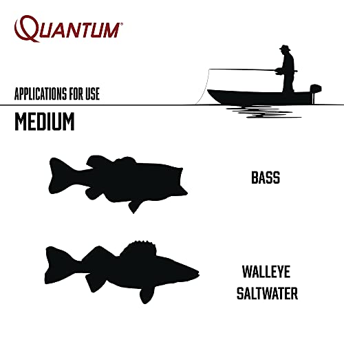 Quantum Blue Runner Spinning Fishing Reel, Size 40 Reel, Changeable Right- Or Left-Hand Retrieve, Lightweight Composite Body, Tru Balance Rotor, 5.2:1 Gear Ratio, Blue, Clam Packaging #TOP5