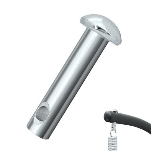 Bolzen für Aufhängung Hängesessel Hängematten Schaukeln - Sicherungsbolzen Bolzen mit Splint für Hängesessel Aufhängung, Hängesessel Zubehör, Befestigungsmaterial für Hängematten Schwebesessel 8 CM