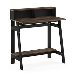 Furinno Simplistic A Frame Bureau d’Ordinateur, Noyer Columbia, One Size