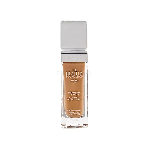 Physicians Formula The Healthy Foundation, Base Líquida Duradera, Ligera y Construible con Acabado Satinado, Tono MN3