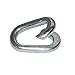 Price comparison product image Merriway BH04394 (4 Pcs) Chain Mending Repair Link, 5.0 mm (3/16 inch) Thick Zinc Plated Steel - Pack of 4 Pieces