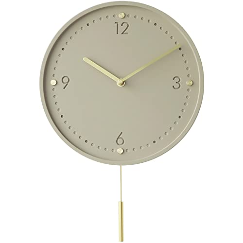 GJFZMD Wandkunst Wanduhr Pendel Wanduhr mit modernem minimalistischen Zement Finish for Wohnküche Esszimmer Indoor Decorative (Color : B, Size : 02) Cover