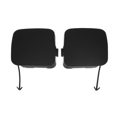 ECSiNG 2pcs Left Right Front Bumper Tow Hook Cover Replacement Part 53825-0R020+53286-0R020 Compatible with Toyota RAV4 2009-2012