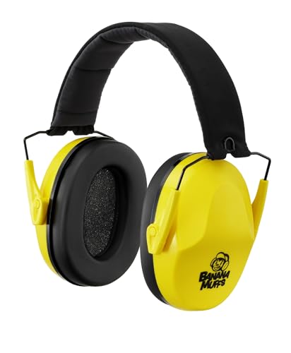 Thunderplugs BananaMuffs キッズ用イヤーマフ 防音イヤープロテクター イエロー NRR22dB