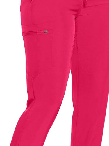 Image of COZYFIT Womens Scrub Pants - Soft Stretch Yoga Style with 5 Pockets, Slim Fit Jogger Scrubs Pants for Women