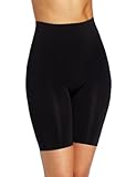 Heavenly Shapewear Women's Seamless Long Leg Slimmer, Black, Medium
