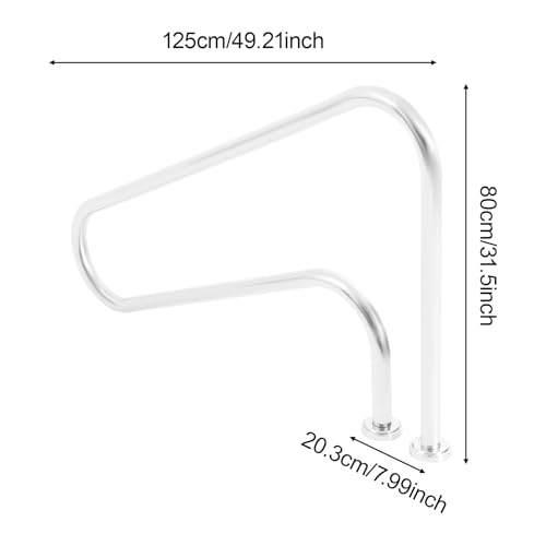 Barandal para piscina de acero inoxidable 304 miniatura 6