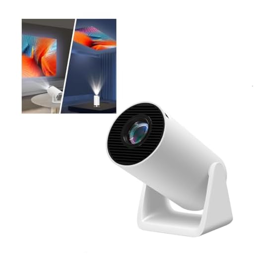 Projetor Portátil De Led Com Suporte, 5G e Wifi 6, Bluetooth 5.0, Android 11 Smart Cinema, Auto Correção Horizontal, 4K, Full HD - 110/220V – Mini Projetor Portátil