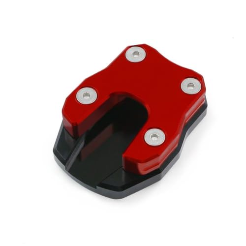 Support latéral PCX plaque d'extension en aluminium usiné pour moto Honda rouge