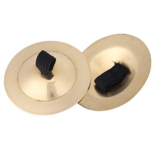 Tyenaza TYENAZA3DEYB9WGAF Finger Cymbals, 2Pcs Belly Dance Finger Cymbals Brass Finger Dancing Zills Musical Instrument Dancing Accessory thumb #8