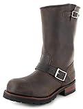  Buffalo Boots Unisex Biker Boots 1808 Bikerstiefel Engineerstiefel Braun 37 EU