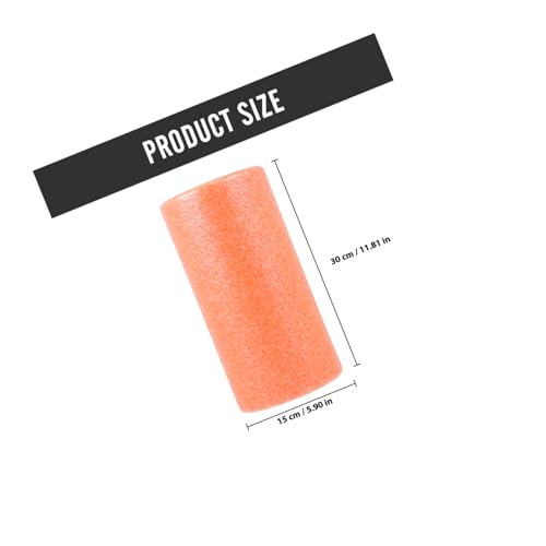 BESTonZON Foam Muscle Massage Roller Yoga Fitness Massage Roller Epp Material 30x15cm Orange for Muscle Release and Back Relief miniatura 2