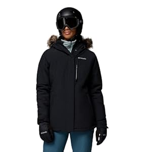 Columbia Ava Alpine II Isolationsjacke, Wärmeisolierung, Atmungsaktives Material, Wasserdicht, Verstellbare Details, Abnehmbares Kunstfell, Praktische Taschen - Damen