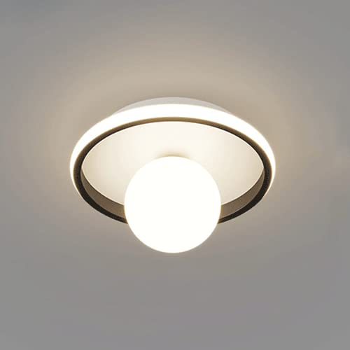 Lámpara de techo LED de diseño moderno y acabado oscuro para un guardarropa elegante