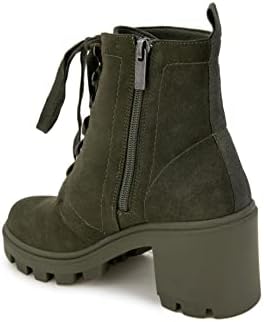Splendid Women's Mady Combat Boot, Olive, 9 | Image 5